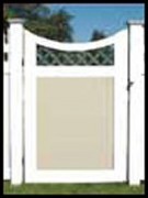 Illusions Vinyl Gate Styles - Tongue And Groove Gates