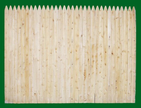 Eastern Premium White Cedar Stockade fence is available in heights of 4, 5, 6 and 8 feet.